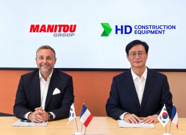 Signature d'un accord de partenariat entre Manitou Group et HD Construction Equipment